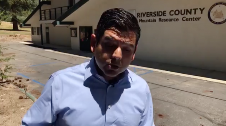 Congressman Ruiz addresses Cranston Fire recovery resources