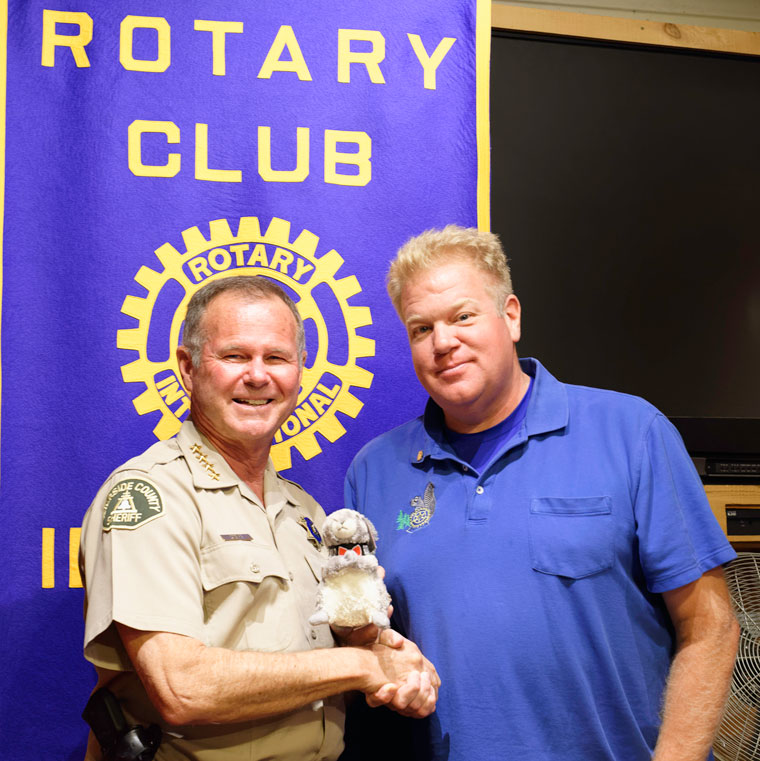 Sheriff addresses Rotary Club