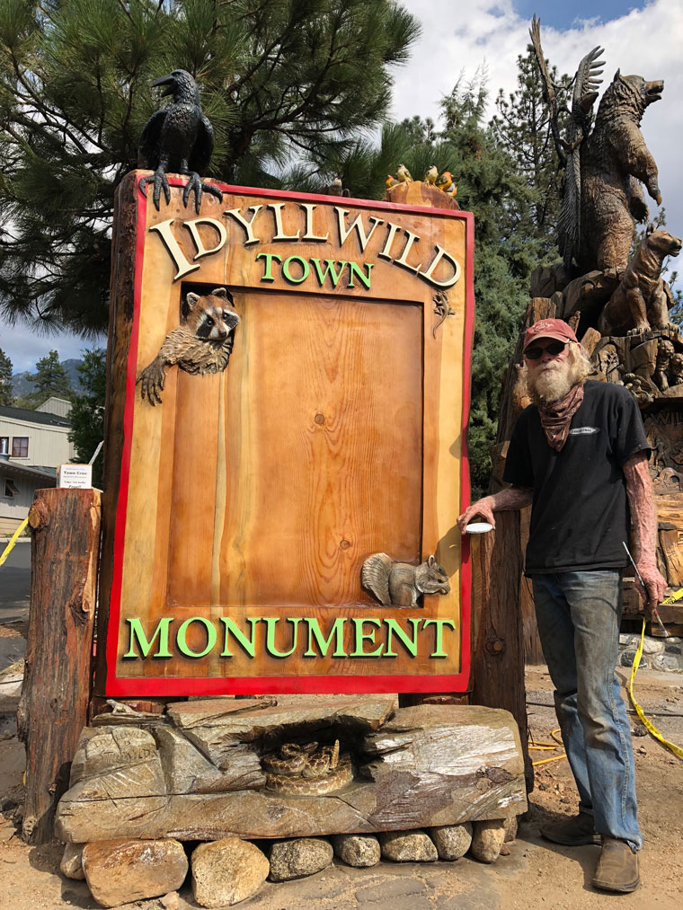 New town monument sign created