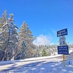 Chains required on mountain roads