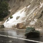 Boulders on 243 about 1 mi. north of Alandale USFS station