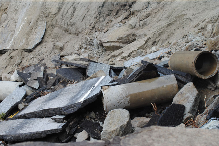 Access to and egress from Idyllwild limited due road damage