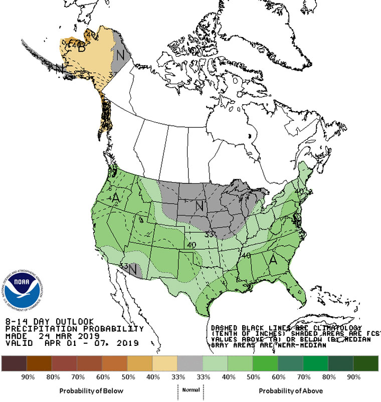 Rain last week, maybe April showers were early