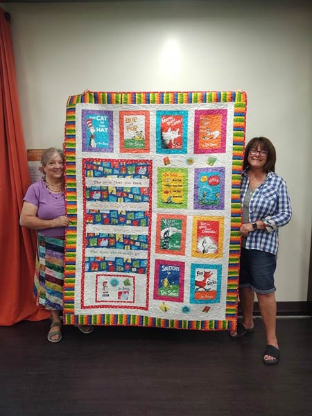 Mountain Quilters commemorate library’s centennial celebration