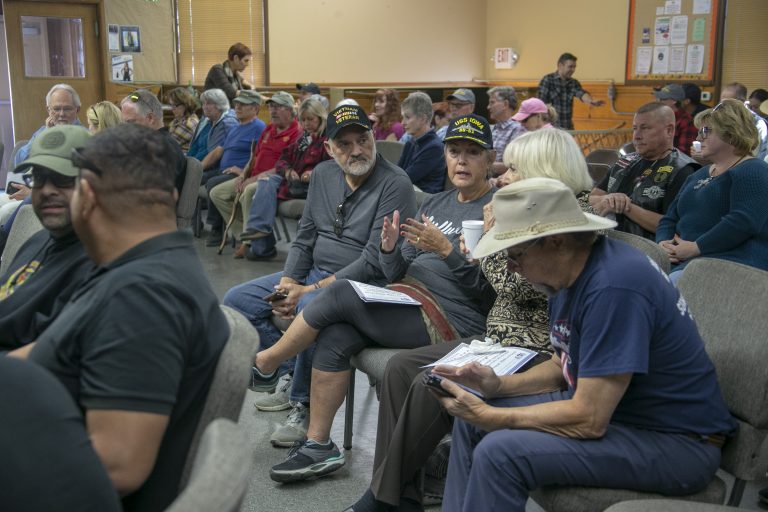 Veterans speak at War Horse Creek Town Hall