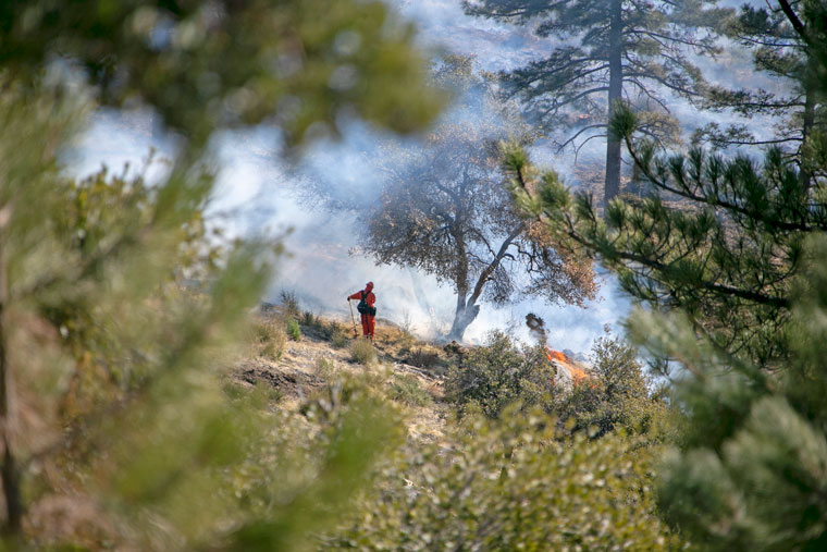 Red Hill pile burning