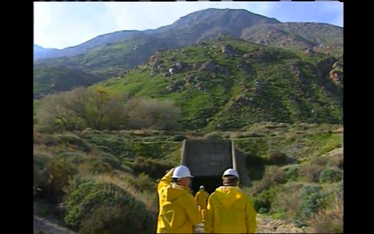 The hidden tunnel in the San Jacinto Mountains