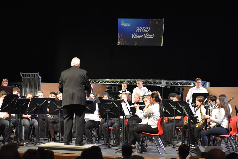 170 HUSD students perform in the honor band