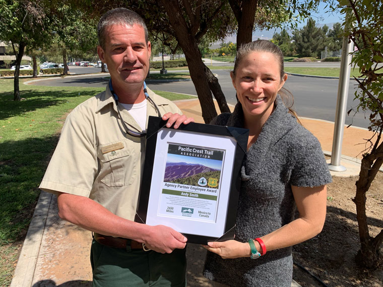 Andy Smith wins coveted forest service award