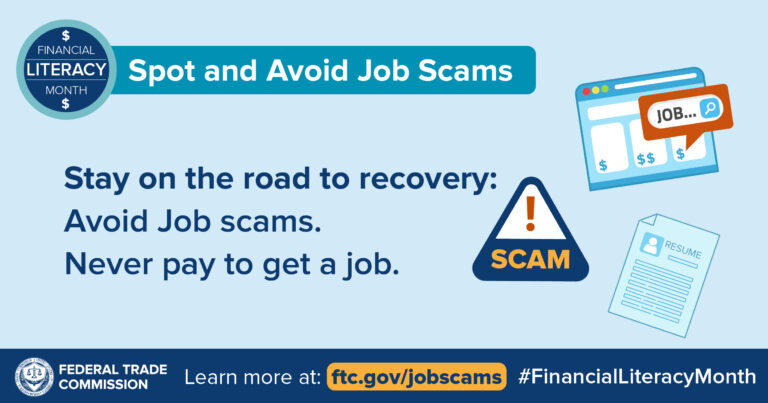 Don’t let job scams block your path forward