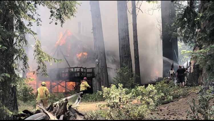 House fire on Sylvan Way Sunday