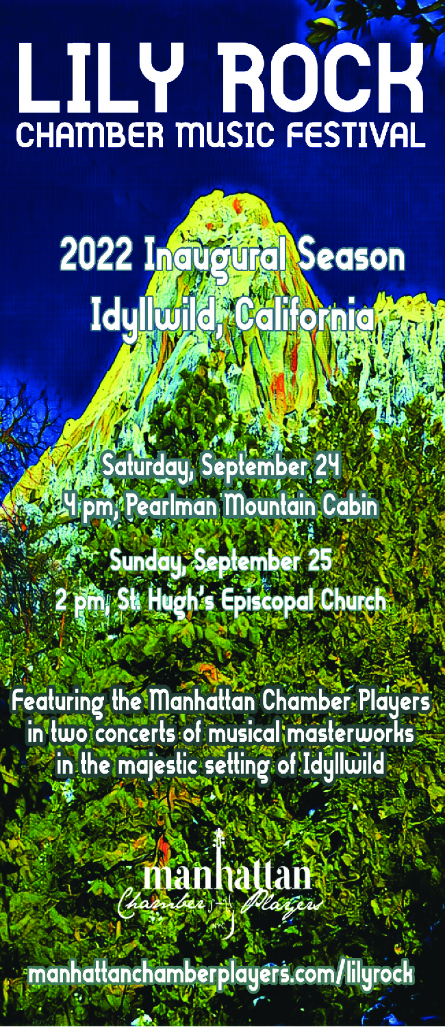 Lily Rock Chamber Music Festival this weekend