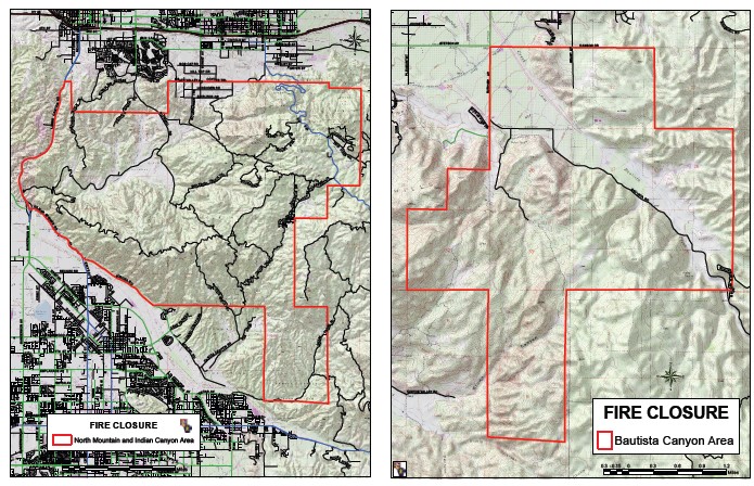 Six county areas subject to fire season closure