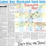Labor Day Weekend Yard Sale Treasure Map