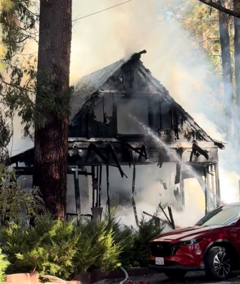 Thanksgiving Day fire destroys Pine Cove home