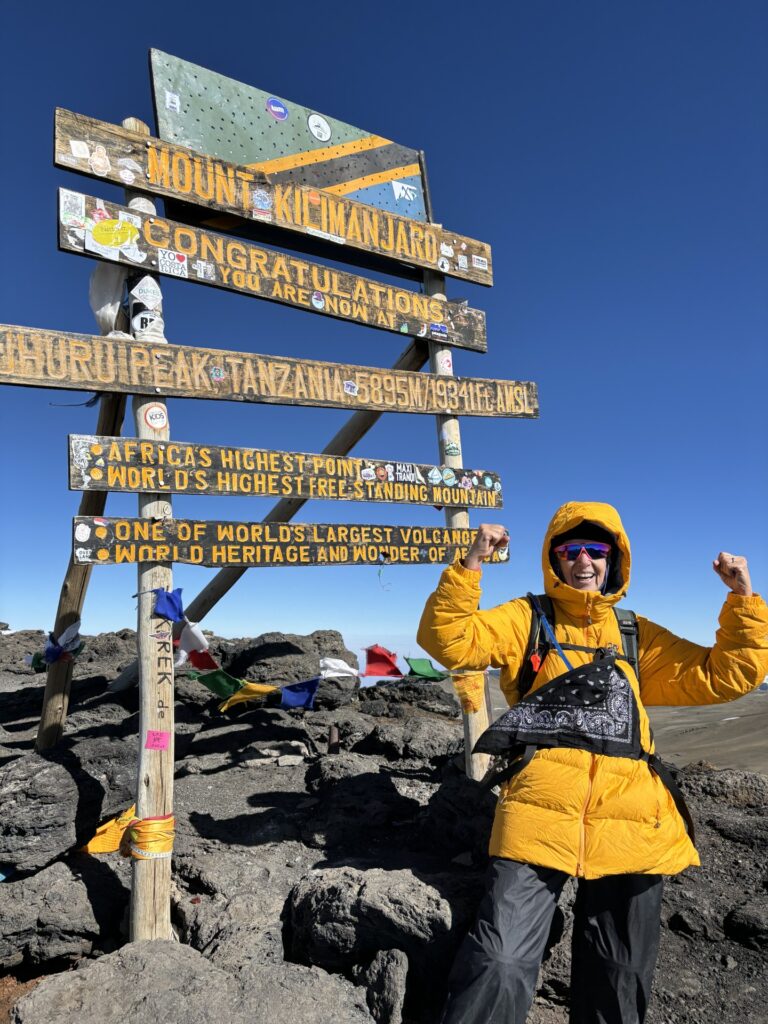 Mo on Kilimanjaro