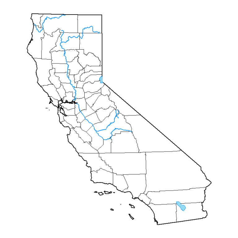 No drought in California